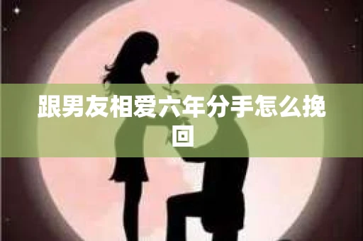 跟男友相爱六年分手怎么挽回