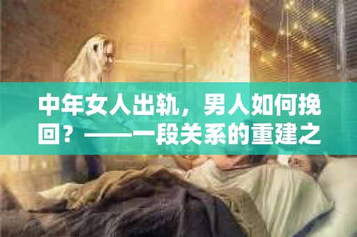 中年女人出轨，男人如何挽回？——一段关系的重建之路