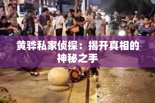 黄骅私家侦探：揭开真相的神秘之手