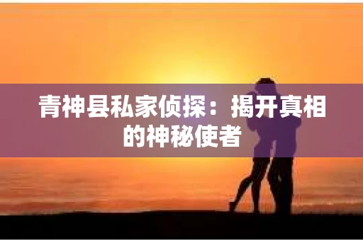 青神县私家侦探：揭开真相的神秘使者