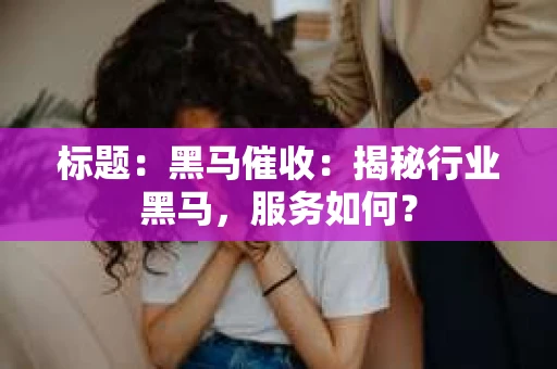 标题：黑马催收：揭秘行业黑马，服务如何？