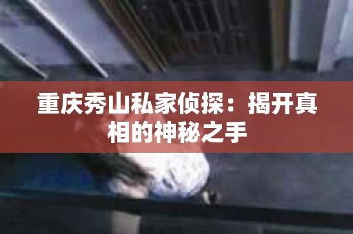 重庆秀山私家侦探：揭开真相的神秘之手
