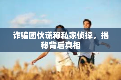 诈骗团伙谎称私家侦探，揭秘背后真相