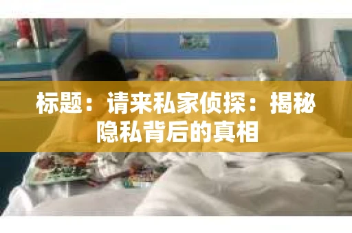 标题：请来私家侦探：揭秘隐私背后的真相