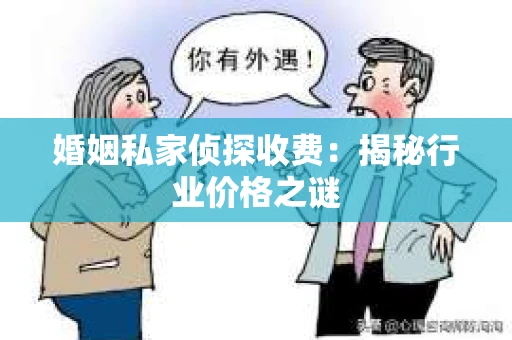 婚姻私家侦探收费：揭秘行业价格之谜