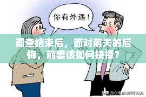 调查结束后，面对前夫的后悔，前妻该如何抉择？