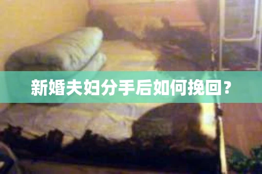 新婚夫妇分手后如何挽回？