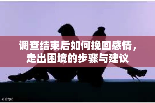调查结束后如何挽回感情，走出困境的步骤与建议