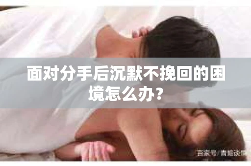 面对分手后沉默不挽回的困境怎么办？